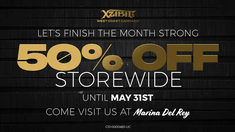 Xzibit's West Coast Cannabis - Marina del Rey 50% OFF STORWIDE!