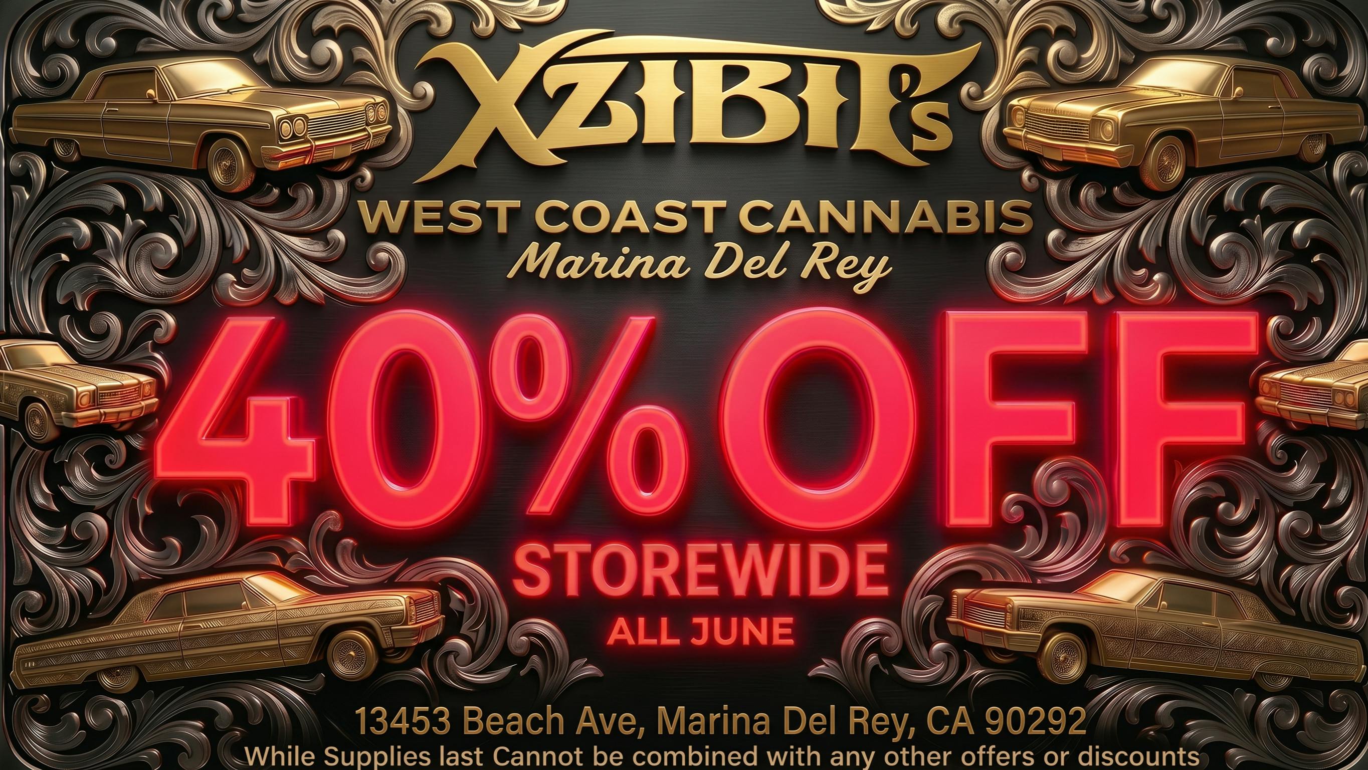 Xzibit's West Coast Cannabis - Marina del Rey 50% OFF STOREWIDE!