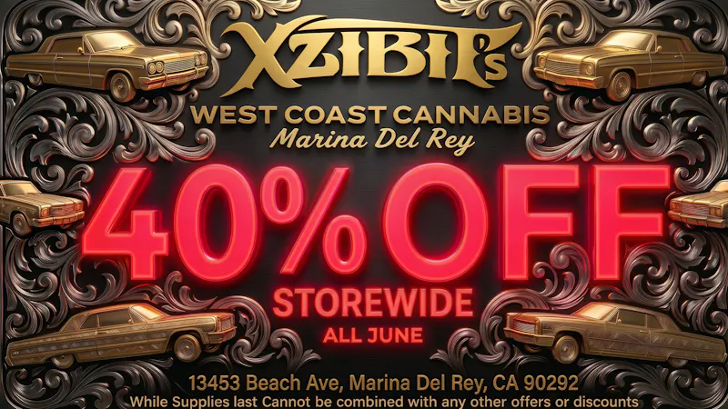 Xzibit's West Coast Cannabis - Marina del Rey 50% OFF STOREWIDE!