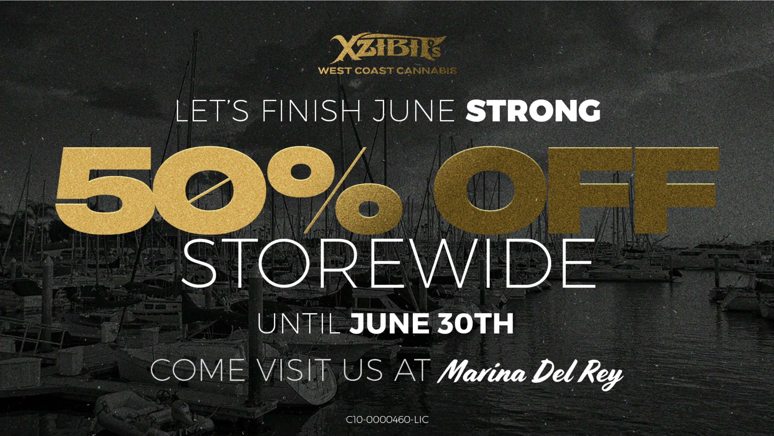 Xzibit's West Coast Cannabis - Marina del Rey 50% OFF STOREWIDE!