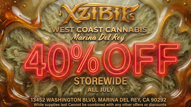 Xzibit's West Coast Cannabis - Marina del Rey 40% OFF STOREWIDE!