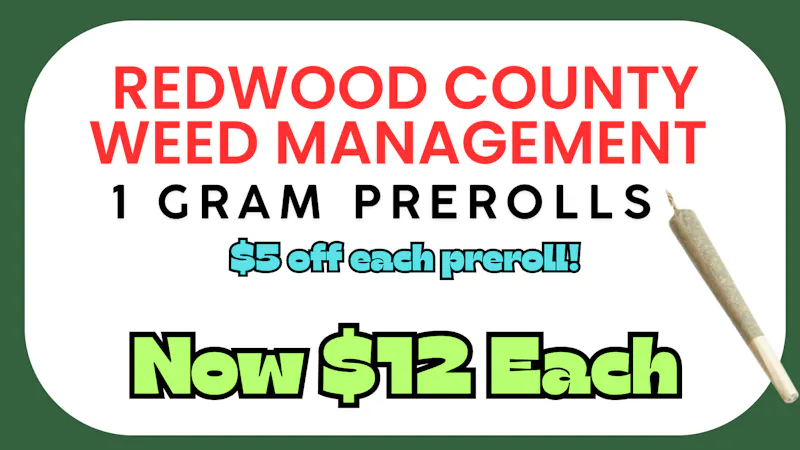Healing Harvest $5 off Redwood County Prerolls