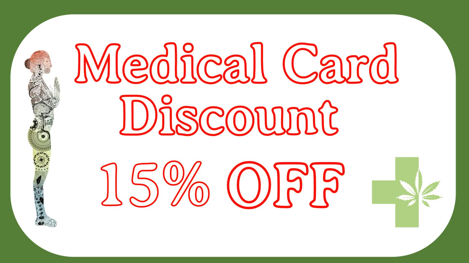 Healing Harvest 15% off medical card discount