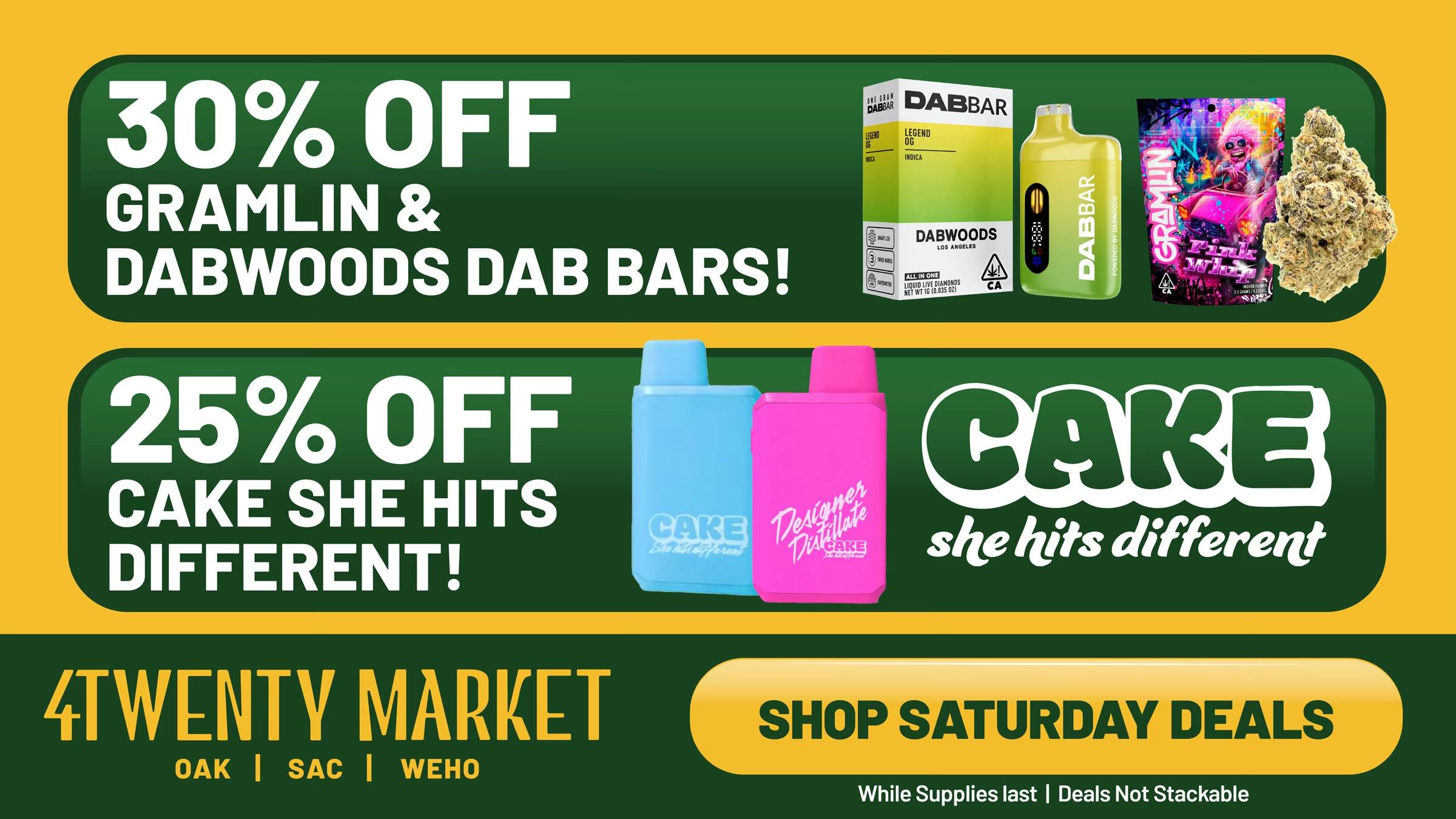 LAPCG x 4 Twenty Market Saturday Deals at LAPCG
