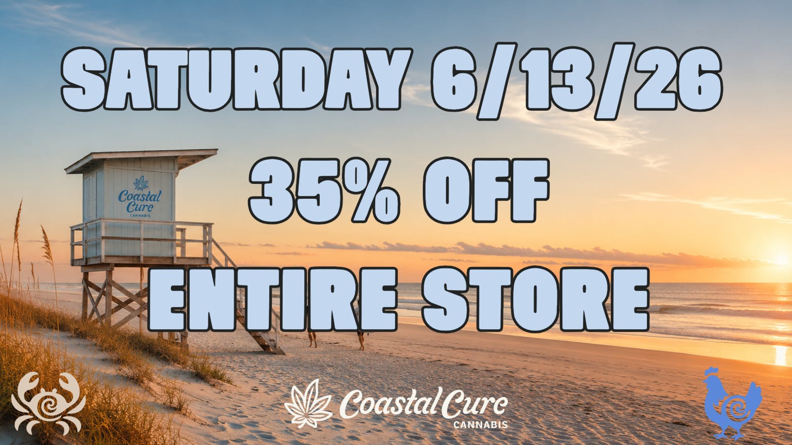 Coastal Cure Cannabis 35% OFF ENTIRE STORE