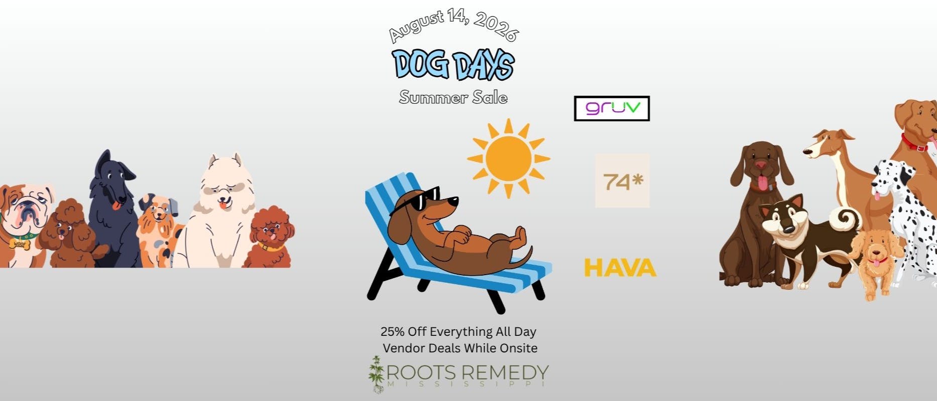 Roots Remedy - Jackson Dog Days of Summer Sale