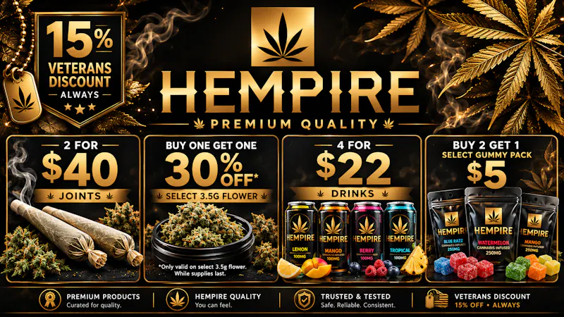 Hempire LLC HEMPIRE DAILY DEALS!
