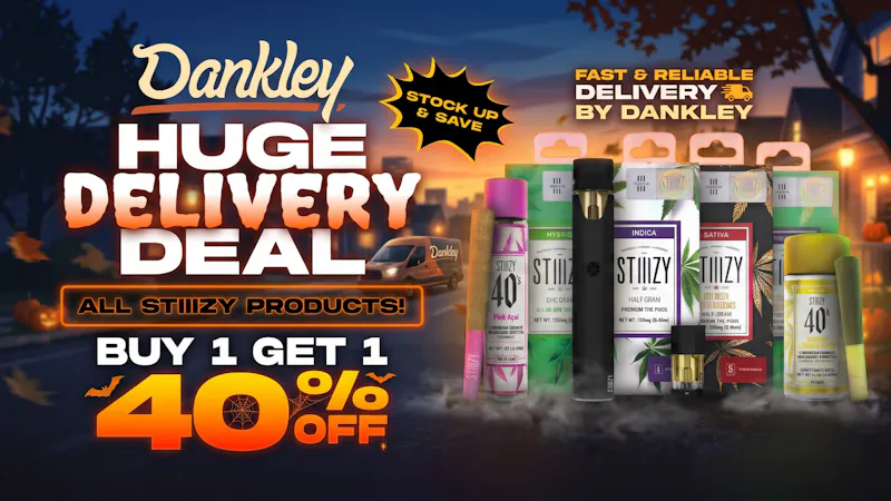 Dankley Delivery STIIIZY | Buy One, Get One 40% OFF