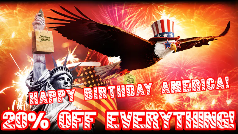 Hidden Greens - South Berwick 'Delivery Available' Happy Birthday America! GET 20% OFF THIS WEEKEND!