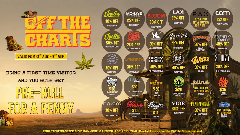 Off The Charts - San Jose The Western Side˖°.𖤓𐚁𓃗°˖⋆