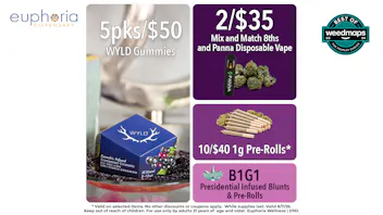 Euphoria Wellness - Marijuana Dispensary B1G1 Presidentials | 5pks/$50 Wyld Gummies