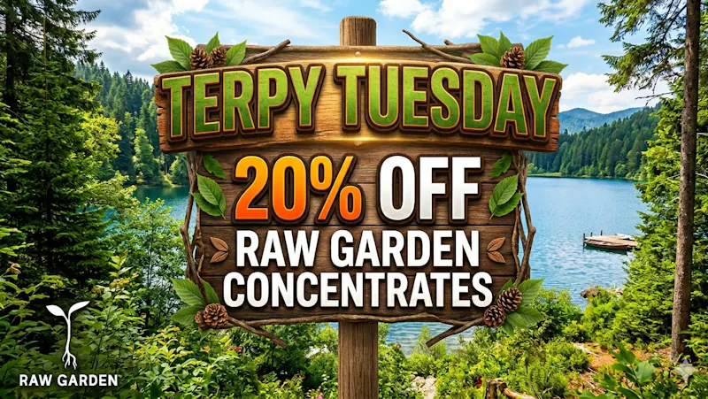 Green Door San Francisco 20% OFF RAW GARDEN concentrates