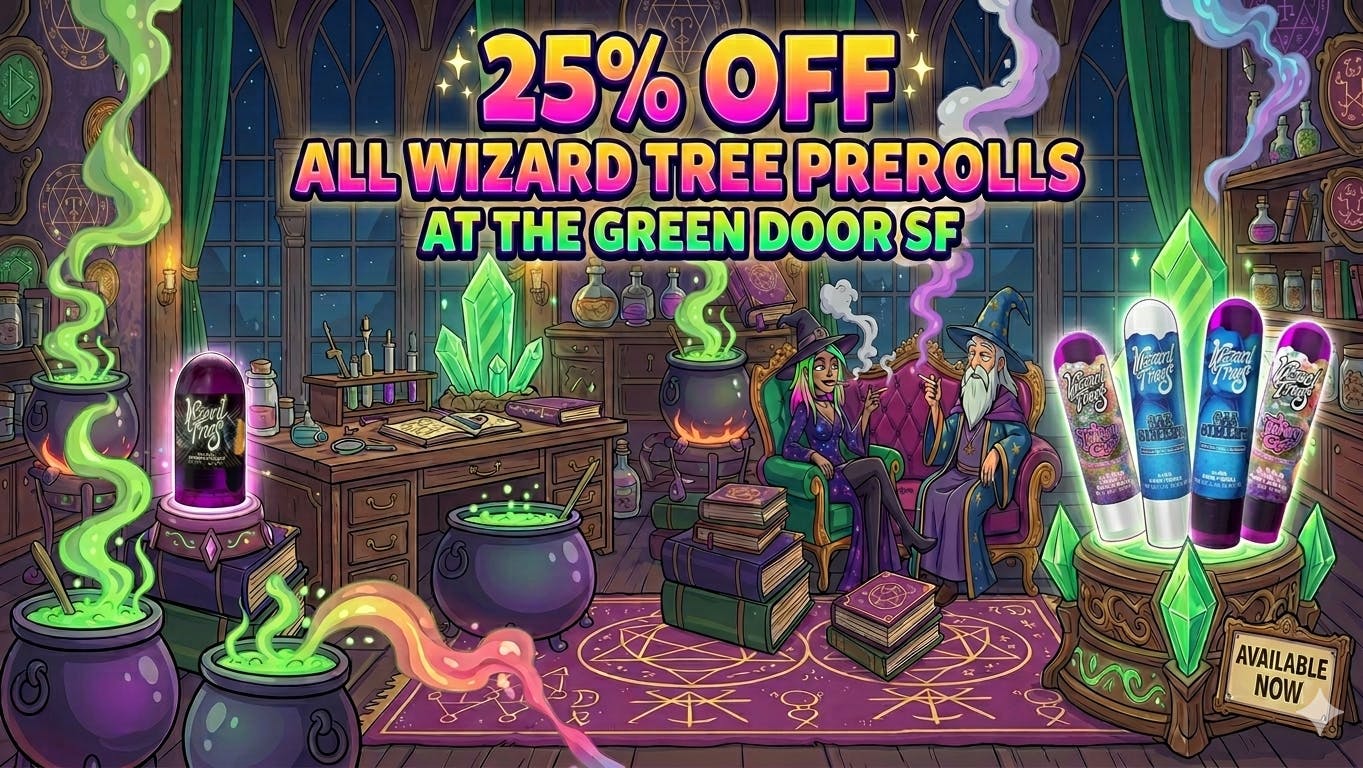 Green Door San Francisco Wizard Wednesdays - 25% OFF all Wizard Trees