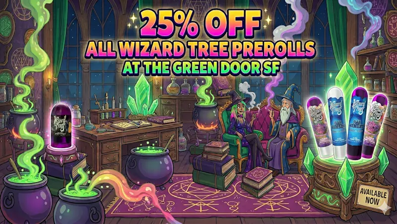 Green Door San Francisco Wizard Wednesdays - 25% OFF all Wizard Trees