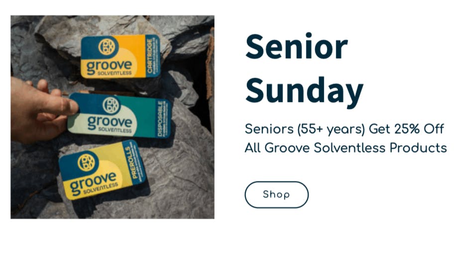Groove Solventless Senior Sunday!