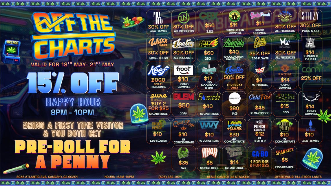 Off The Charts - Cudahy SPRING DEALS 🪻🔥🪻🔥🪻
