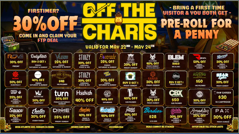 Off The Charts - Cudahy SPRING DEALS 🪻🔥🪻🔥🪻
