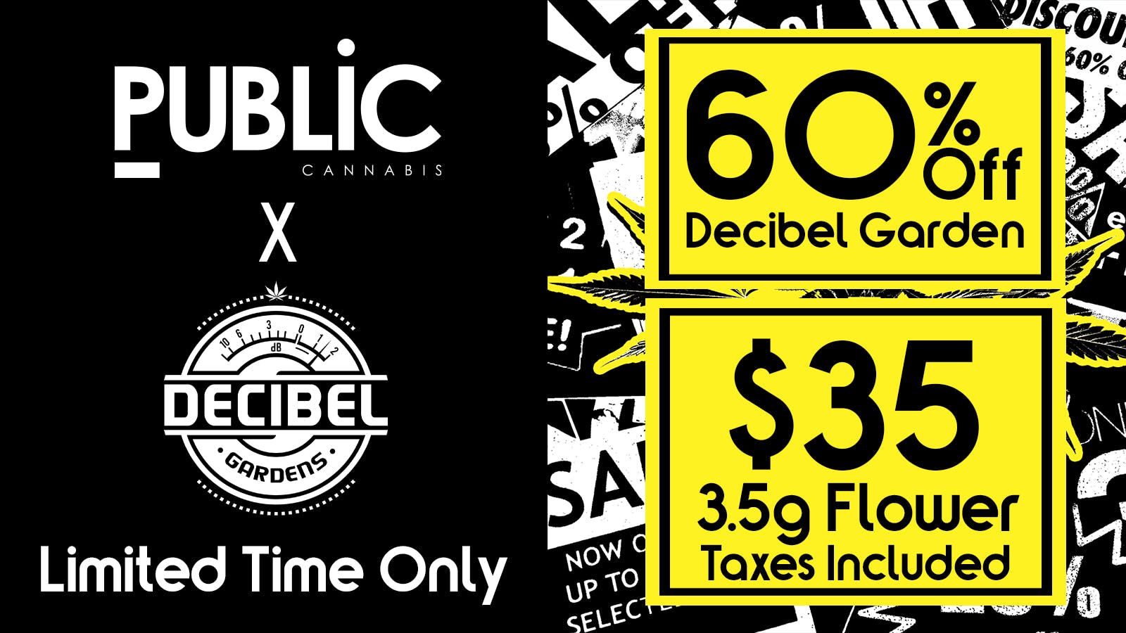 Public Dispensary 420 🌱$35 DECIBEL GARDENS 3.5g Flowers 🌱