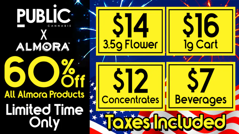 Public Dispensary $14 Almora 3.5g Flowers 🌱 Limited Time⏳