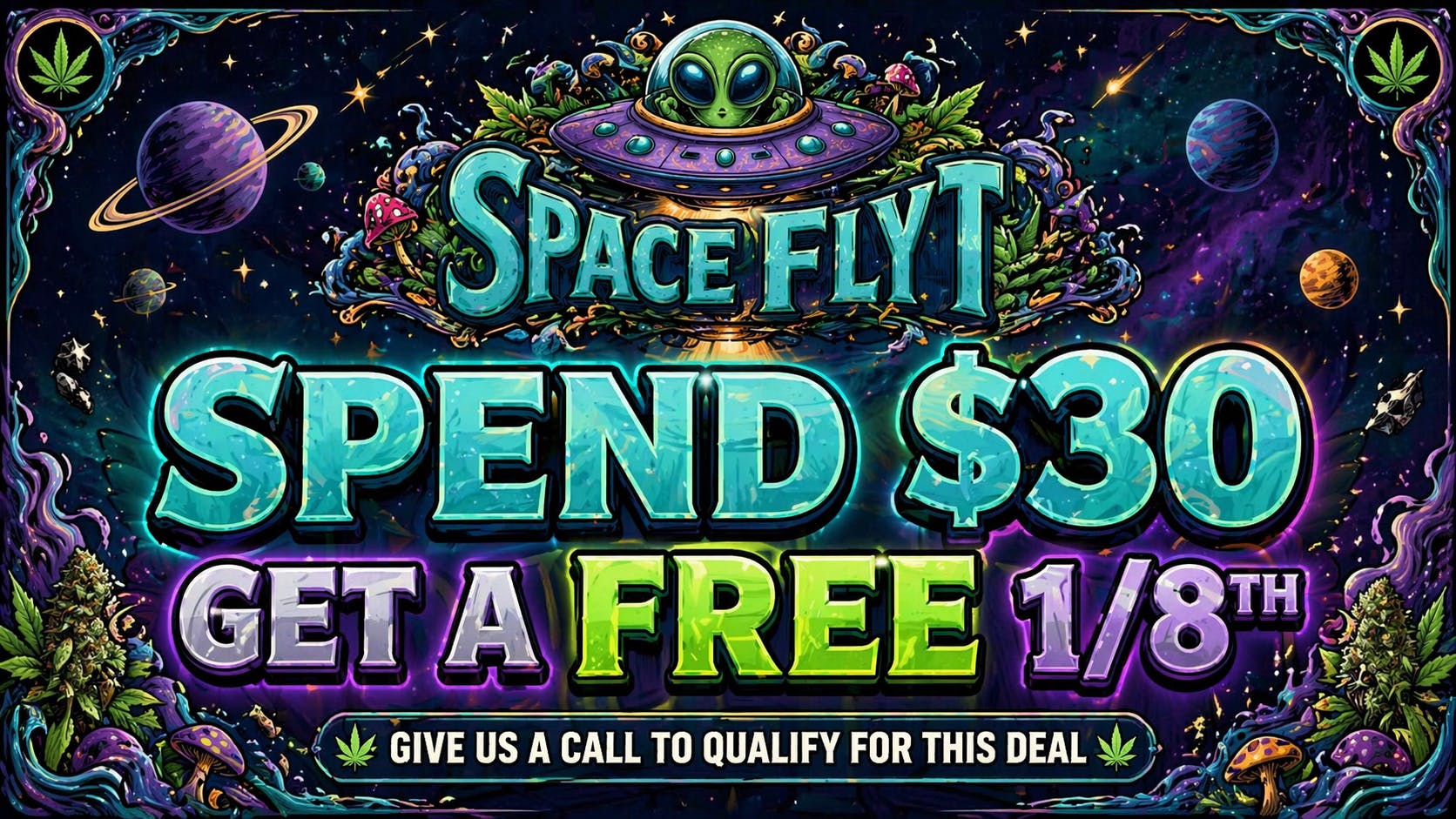 Space Flyt - West Hollywood Spend $30, Lift Off With a Free 1/8th