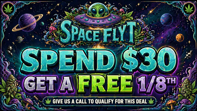 Space Flyt - West Hollywood Spend $30, Lift Off With a Free 1/8th