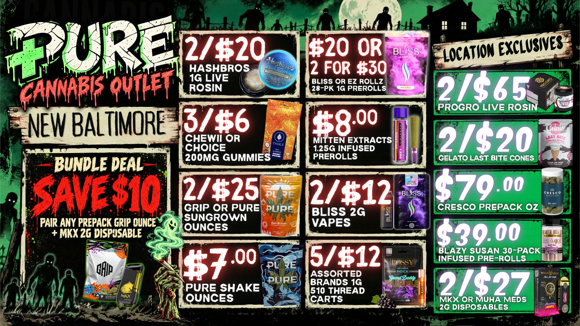 Pure Cannabis Outlet - New Baltimore SAVE $10 ON GRIP OZ + MKX 2G VAPE BUNDLE
