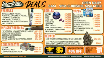 BOWDEGA - NEW BUFFALO BOWDEGA WEEKEND DEALS!