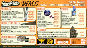 BOWDEGA - NEW BUFFALO Bowdega New Buffalo US 12 Highway Weekly Deals!