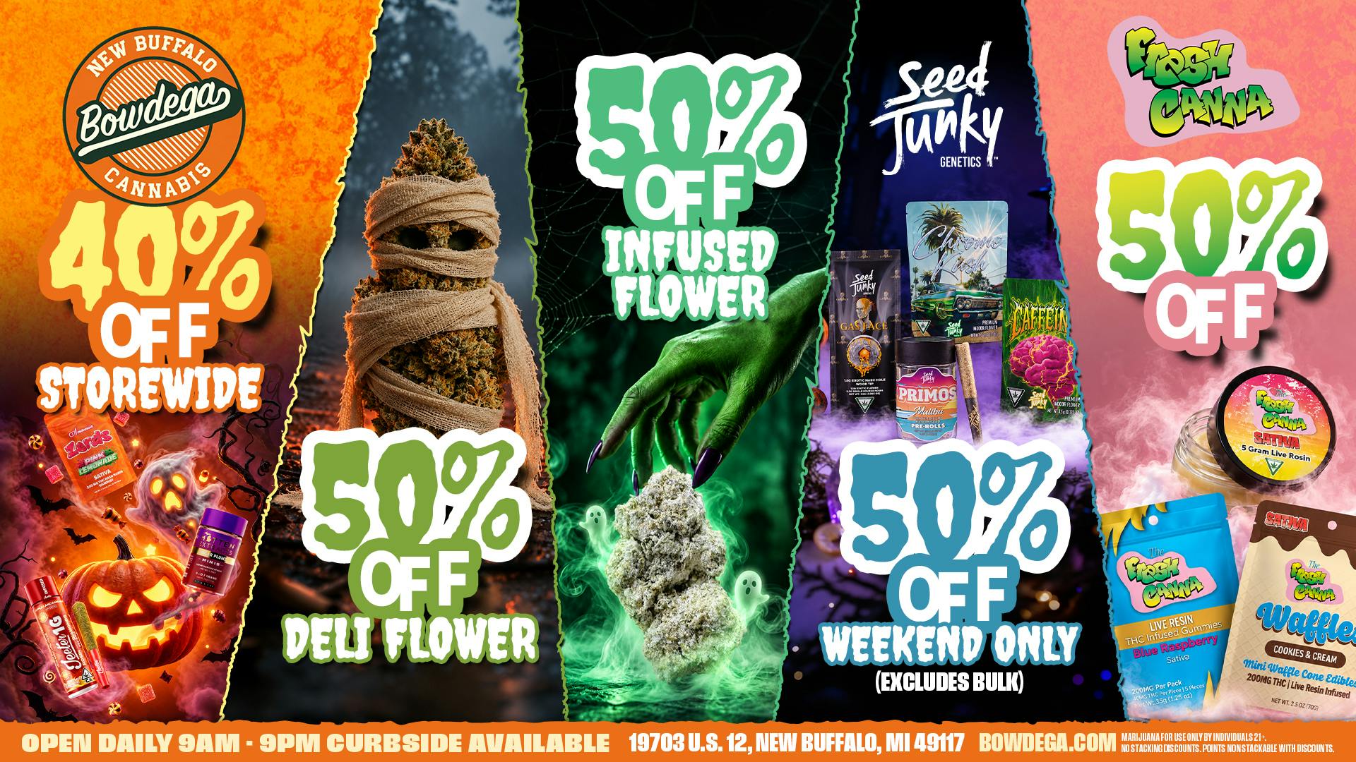 BOWDEGA - NEW BUFFALO 40% OFF ENTIRE STORE BOWDEGA NEW BUFFALO!!
