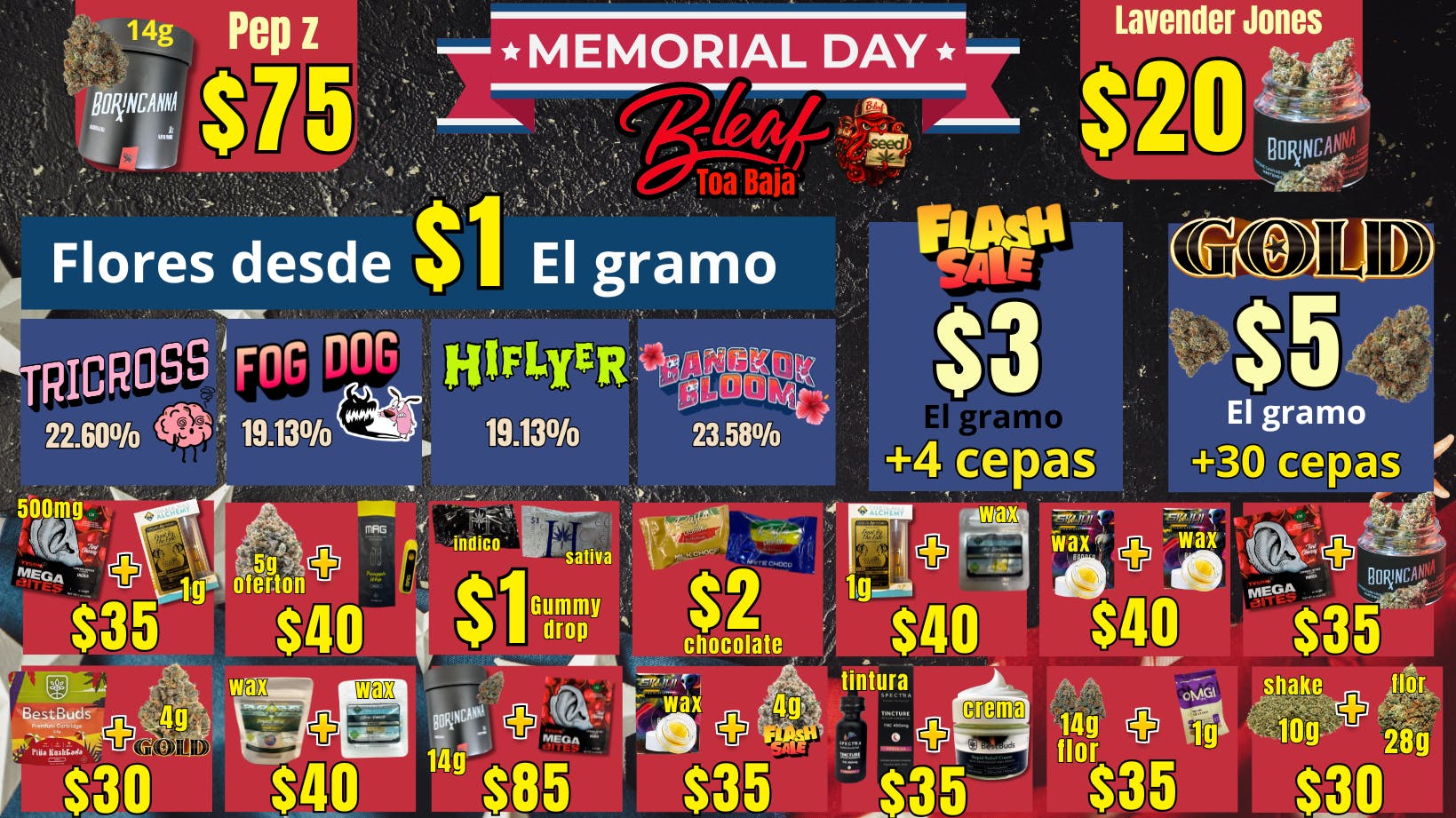 Seed Cannabis Collection ♦ Memorial Day ♦