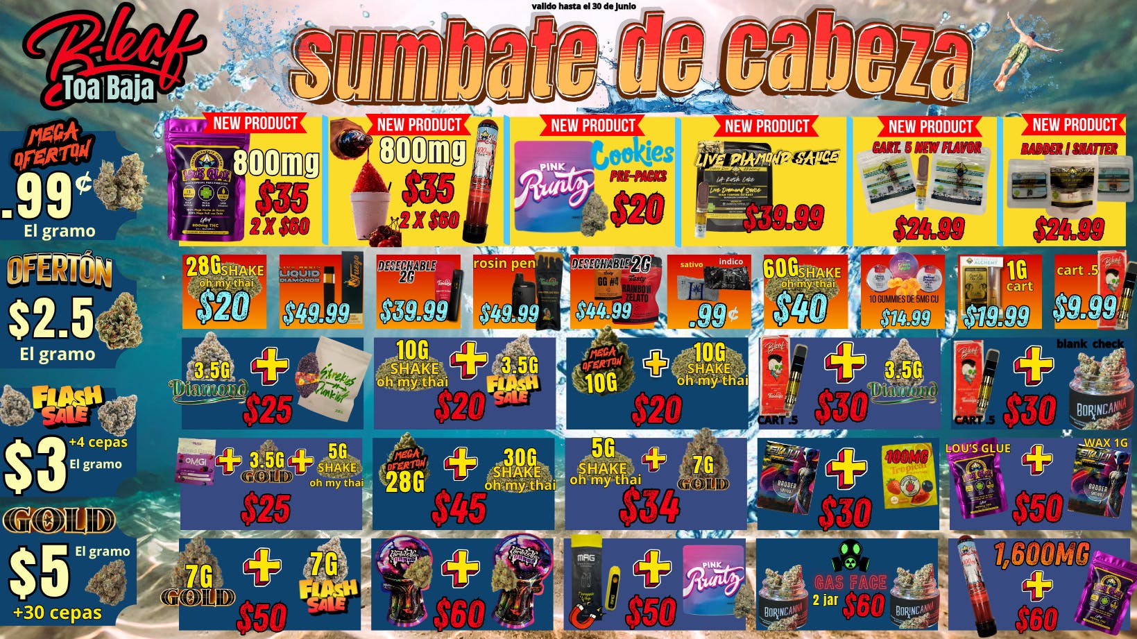 Seed Cannabis Collection sumbate de cabeza
