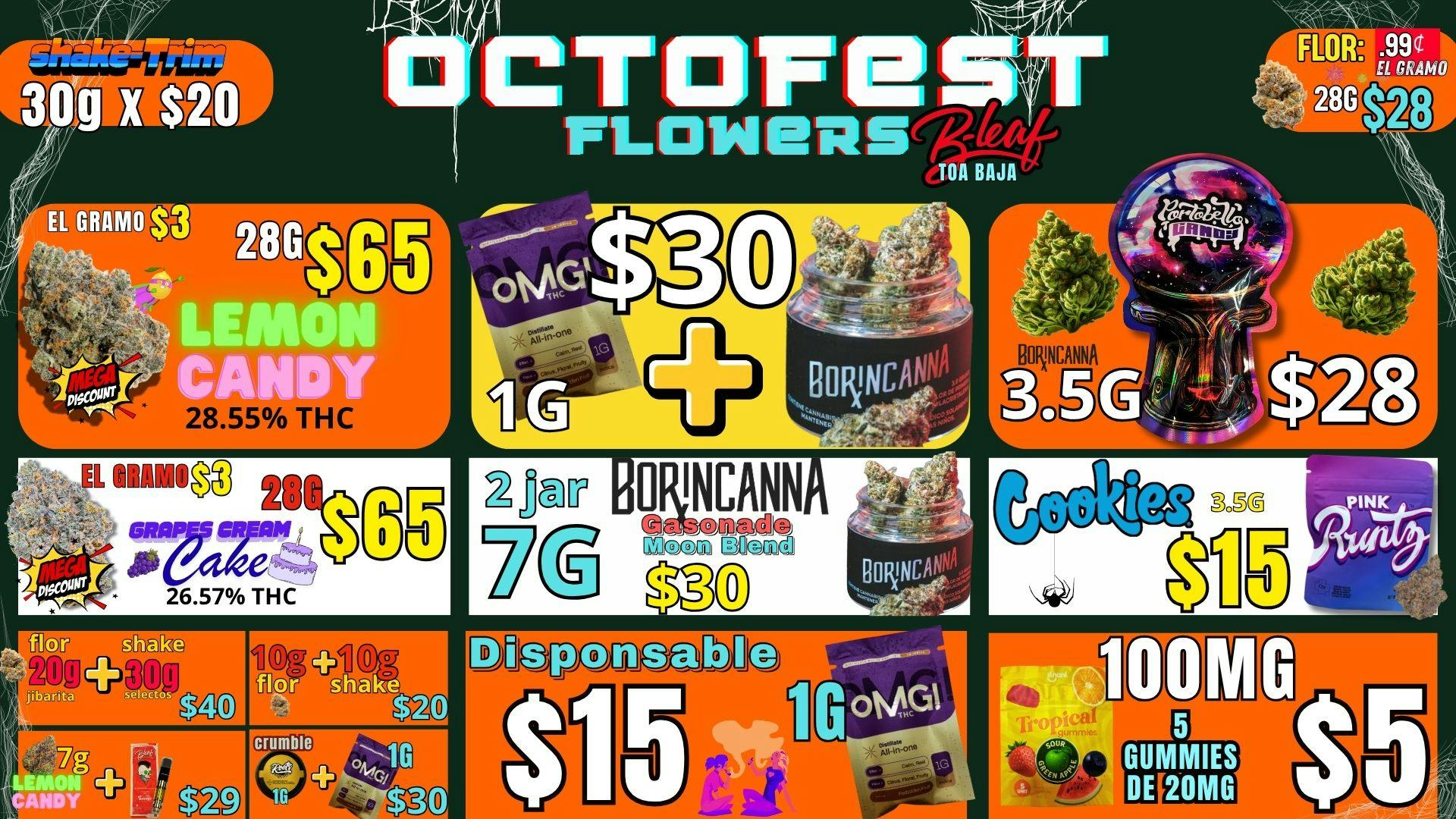 B-Leaf Toa Baja OCTOFEST FLOWERS - OFERTAS DE LOCO