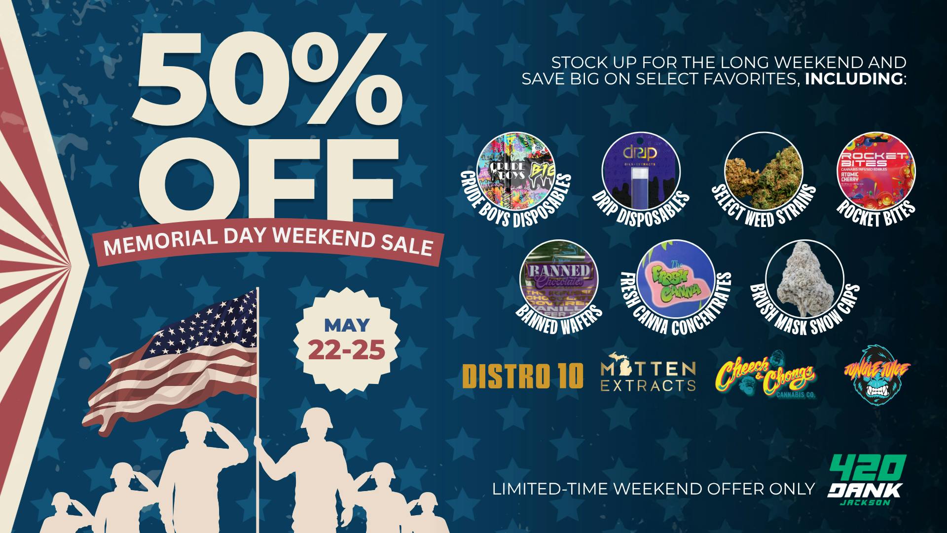420 Dank - Jackson 420 Dank Memorial Sale: 50% Off Weekend Deals Now!