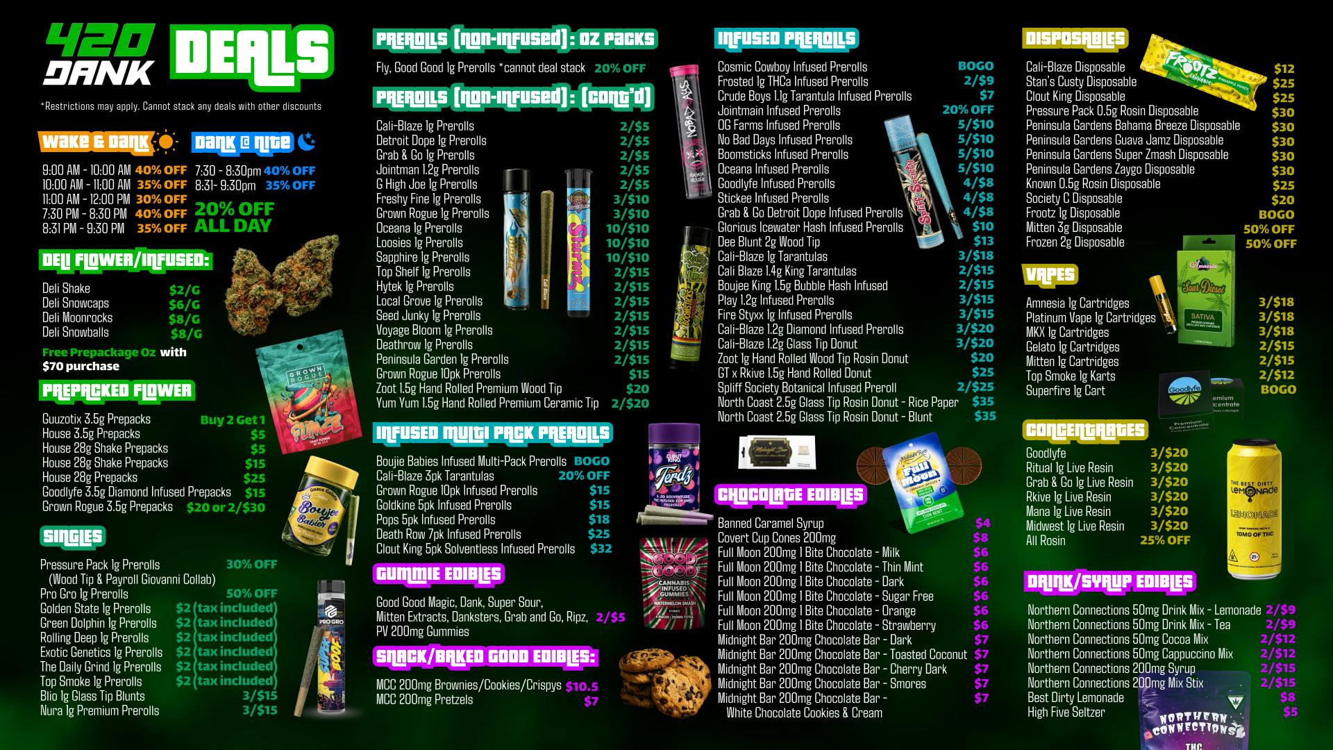 420 Dank 420 Dank Detroit Deals: Wake, Dank & Lite Savings!