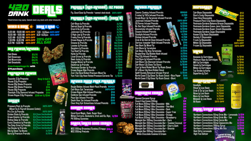 420 Dank 420 Dank Detroit Deals: Wake, Dank & Lite Savings!