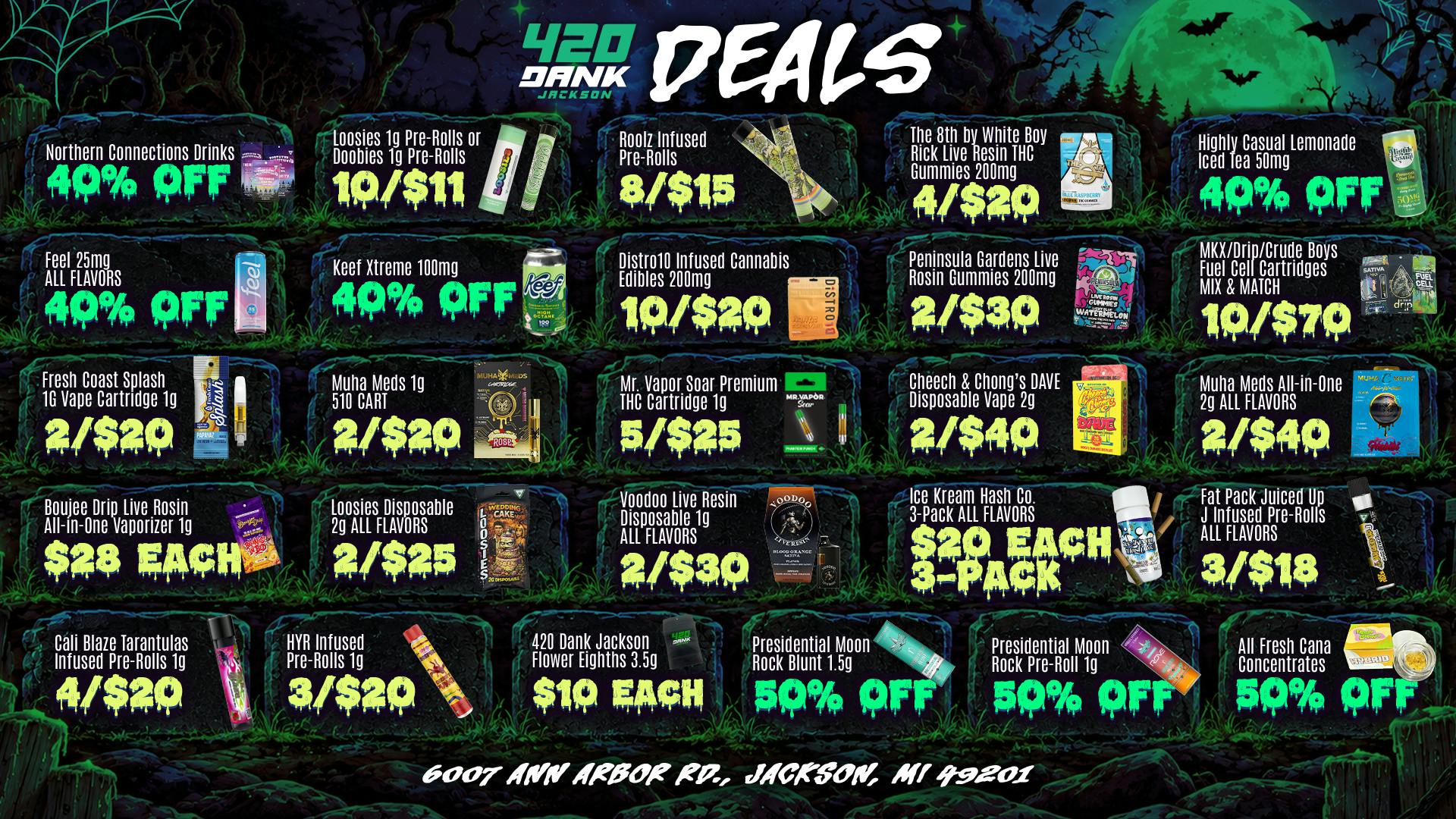 420 Dank - Jackson 420 Dank Jackson Halloween Deals: Spooky Value Now