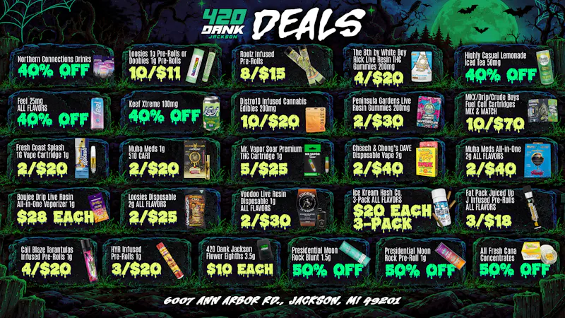 420 Dank - Jackson 420 Dank Jackson Halloween Deals: Spooky Value Now