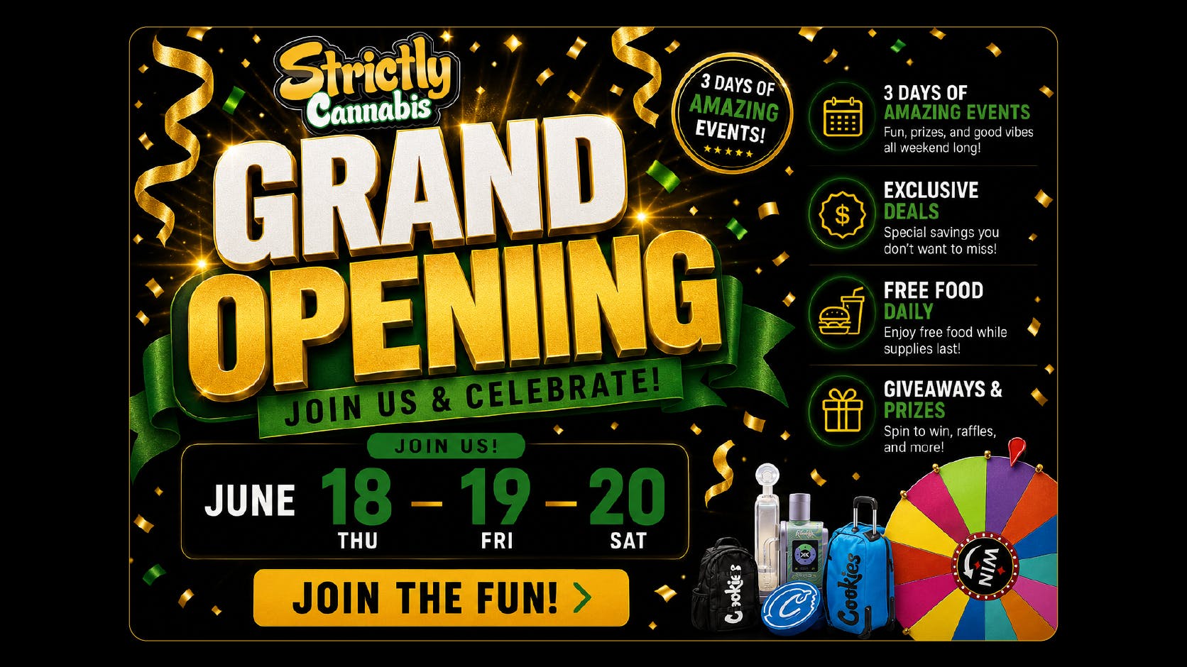Hi5 Dispensary 🔥🔥 Grand Opening 18-20th 🔥🔥