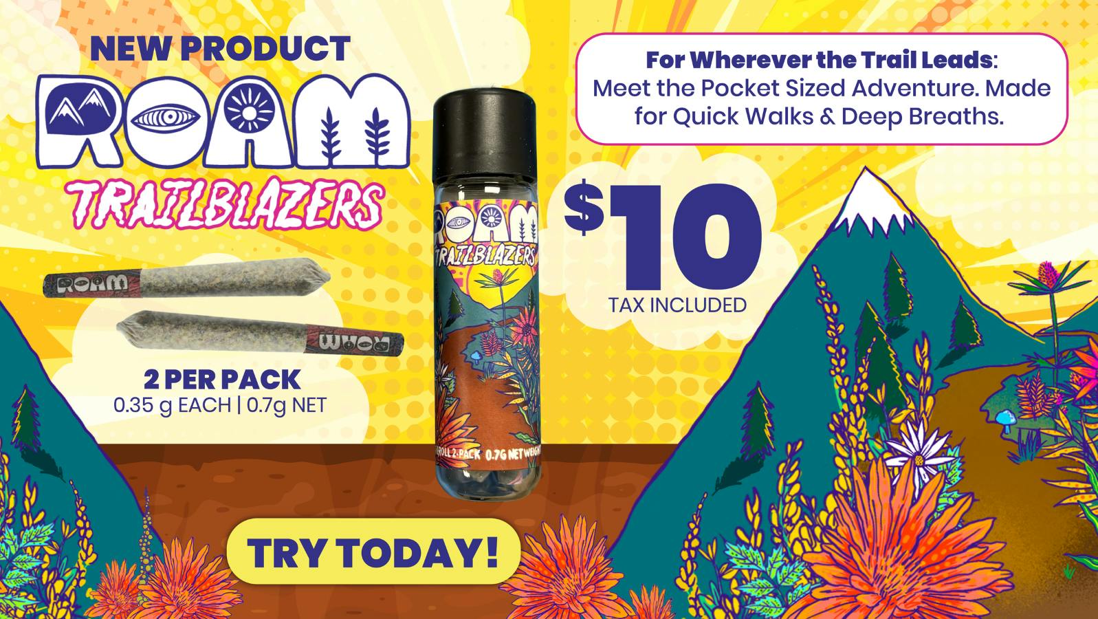 Cannect Dispensary ROAM Trailblazers 2-Pack — $10 Tax Included