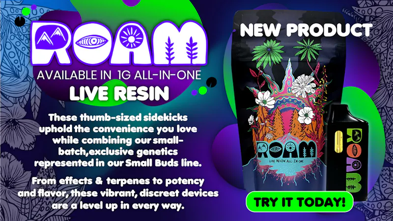 Cannect Dispensary NEW: ROAM 1G Live Resin All-in-One