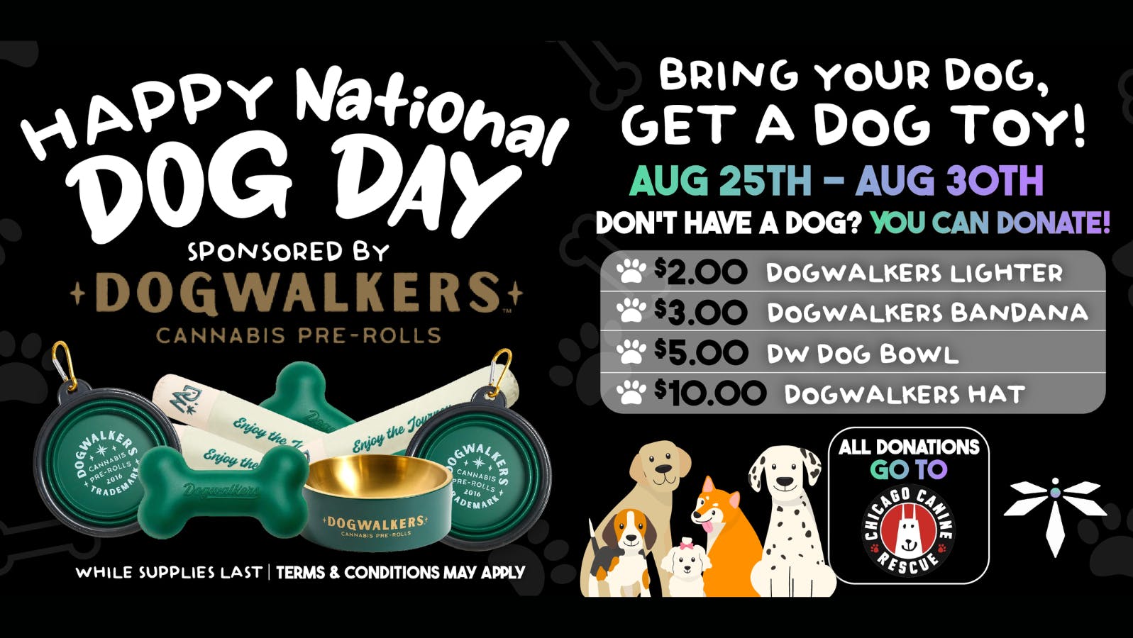 Cannect Dispensary 🐾 Celebrate National Dog Day at Cannect 🐾