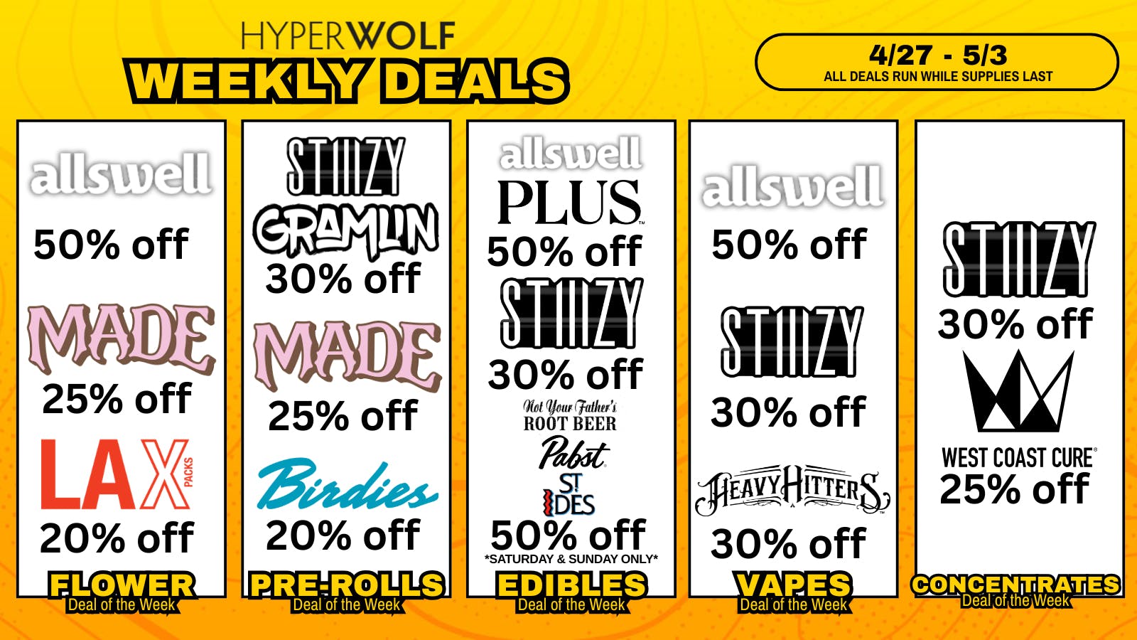 Pleasure Med Dispensary & Lounge Up to 50% OFF: Allswell, Heavy Hitters + MORE! 🔥