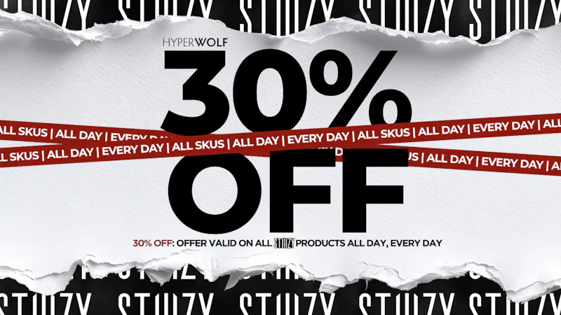 HYPERWOLF 30% Off STIIIZY: All Day, EVERYDAY.