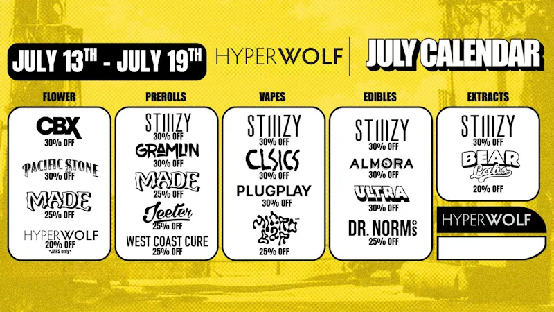 HYPERWOLF Up to 30% OFF: West Coast Cure, Gramlin + MORE! 🔥