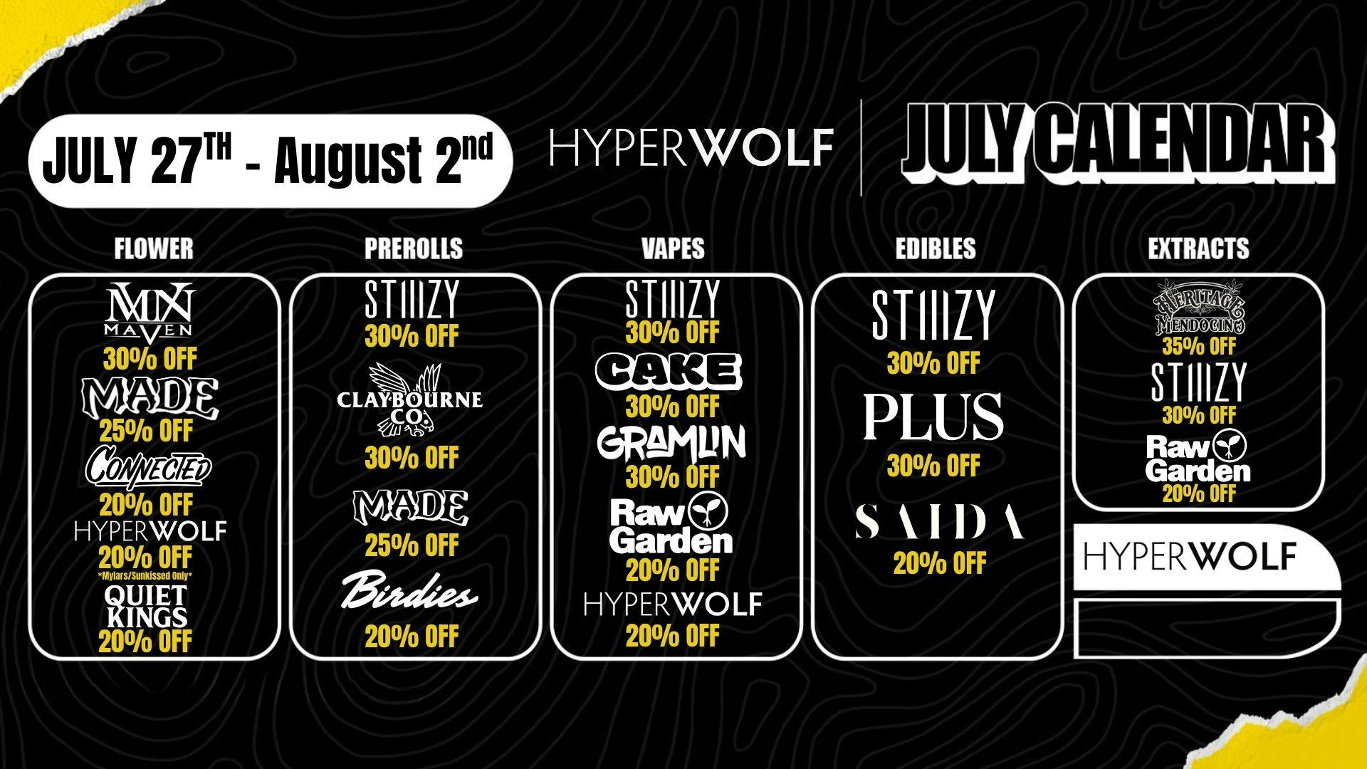 HYPERWOLF Up to 30% OFF: Maven, CAKE + MORE! ☀️