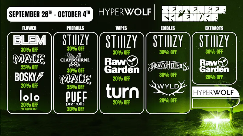 HYPERWOLF Up to 30% OFF: Raw Garden, BLEM + MORE! 💚