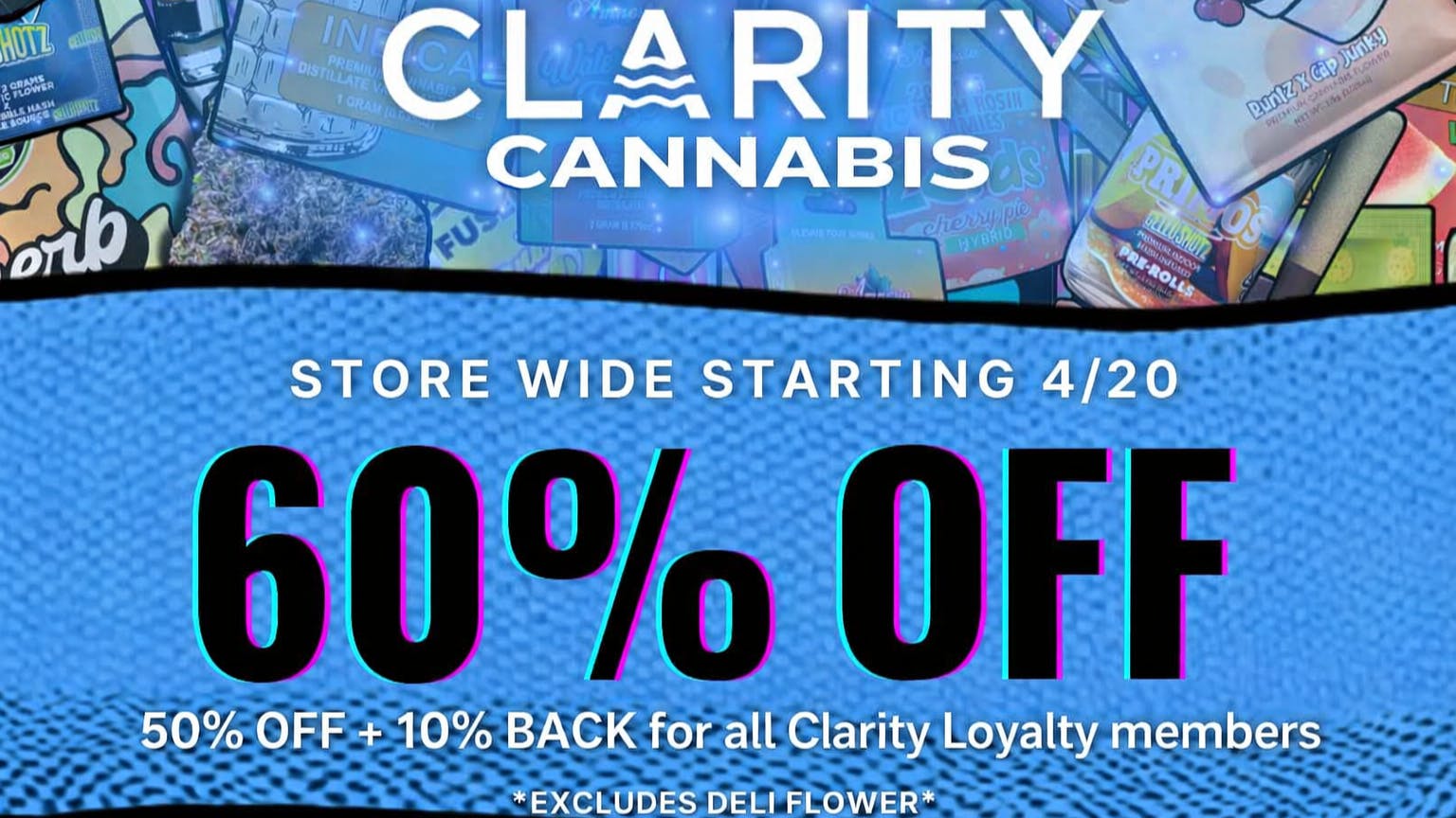 CLARITY Cannabis - Hazel Park 420 GIFT BAGS! 60% OFF STOREWIDE!