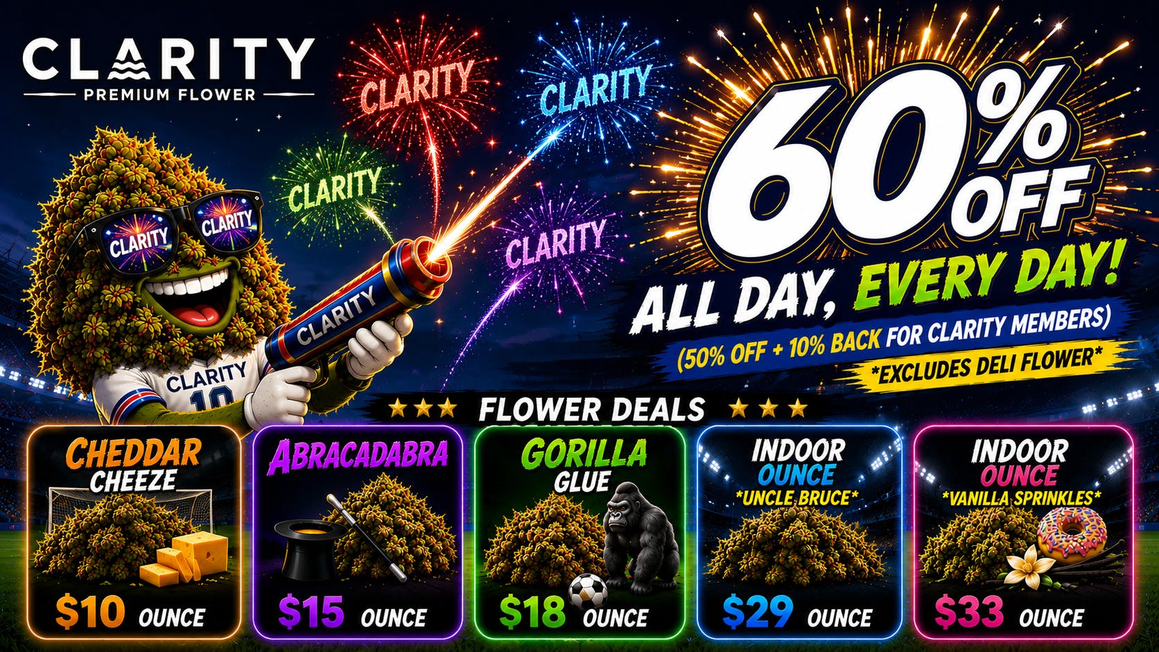 CLARITY Cannabis - Hazel Park 😱60% OFF STORE WIDE! 😱