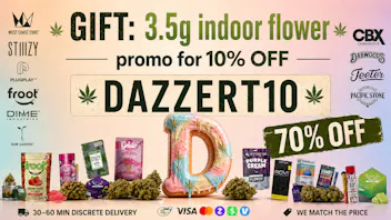 Dazzert Delivery - San Dimas 70% OFF ON ALL+ 10% EXTRA OFF + GIFT 3.5G FLOWER