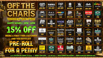 Off The Charts - Hemet on Stetson Ave FTP GET 30% OFF!!!